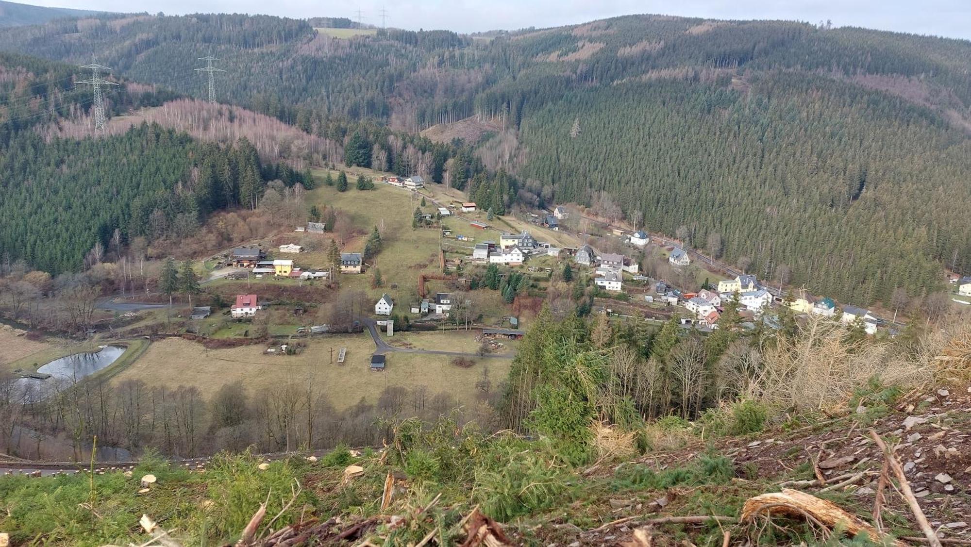 Ferienwohnung Berndt Oberweißbach Eksteriør bilde